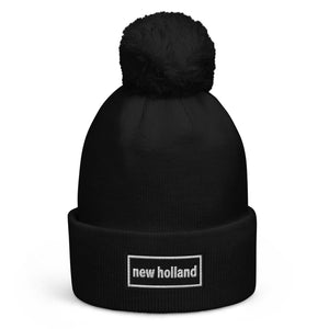 The Tractor Mugs Store Oasis New Holland | Pom pom beanie Quality Farmers Merch