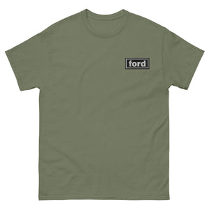 The Tractor Mugs Store Oasis Style Ford Unisex | Classic Tee Embroidered Quality Farmers Merch