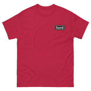 The Tractor Mugs Store Oasis Style Ford Unisex | Classic Tee Embroidered Quality Farmers Merch