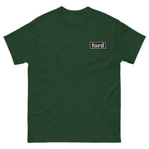 The Tractor Mugs Store Oasis Style Ford Unisex | Classic Tee Embroidered Quality Farmers Merch