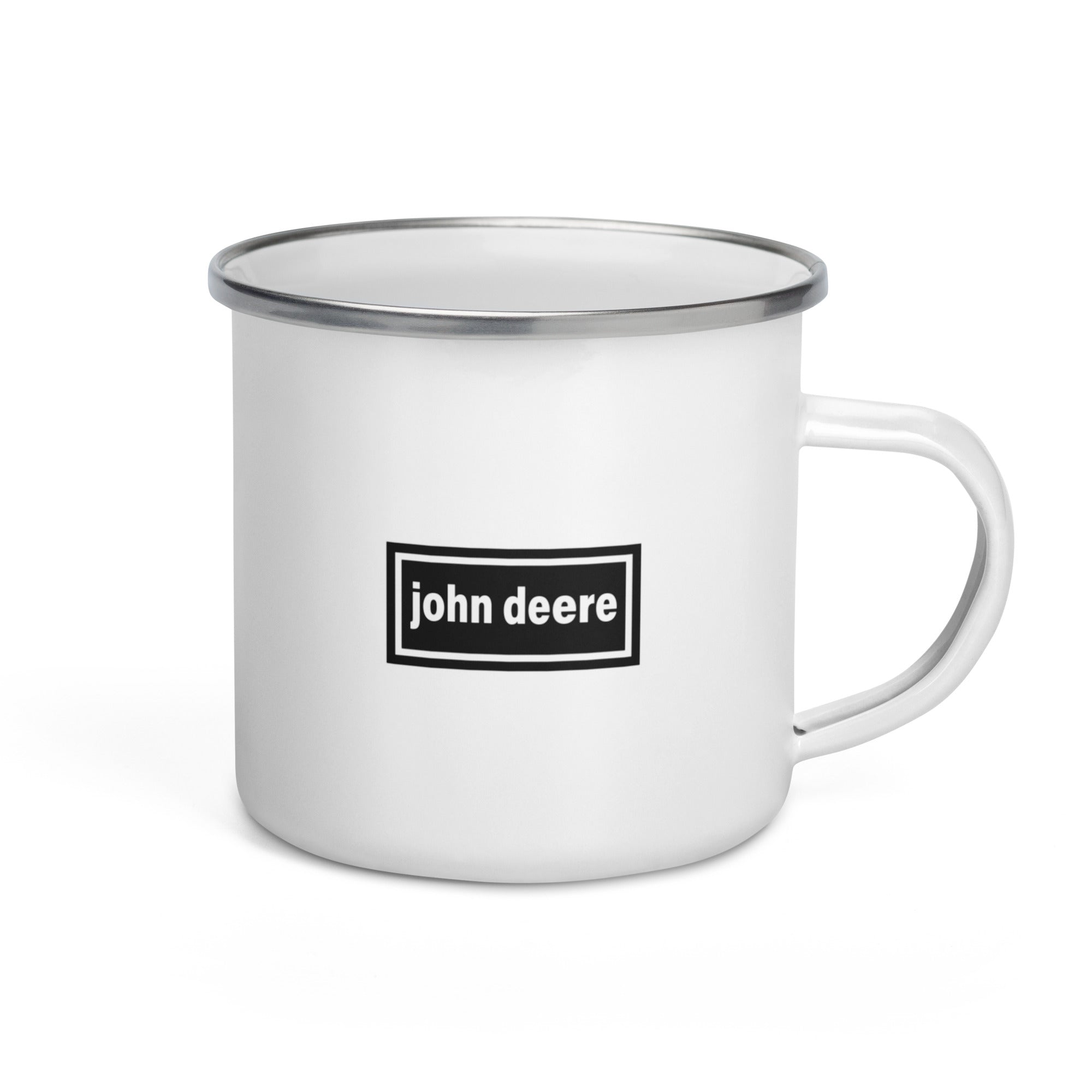 The Tractor Mugs Store Oasis Style John Deere | Enamel Mug Quality Farmers Merch