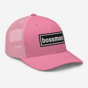 The Tractor Mugs Store Oasis Style Retro Bossman | Trucker Cap Quality Farmers Merch