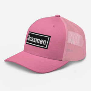 The Tractor Mugs Store Oasis Style Retro Bossman | Trucker Cap Quality Farmers Merch