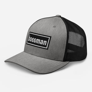 The Tractor Mugs Store Oasis Style Retro Bossman | Trucker Cap Quality Farmers Merch