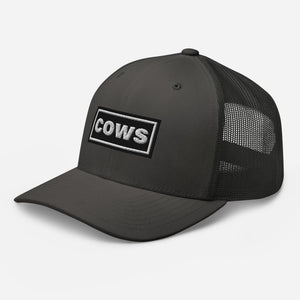 The Tractor Mugs Store Oasis Style Retro Cows | Trucker Cap Quality Farmers Merch
