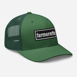 The Tractor Mugs Store Oasis Style Retro Farmerette | Trucker Cap Quality Farmers Merch