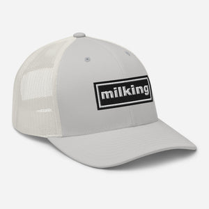 The Tractor Mugs Store Oasis Style Retro Milking | Trucker Cap Quality Farmers Merch