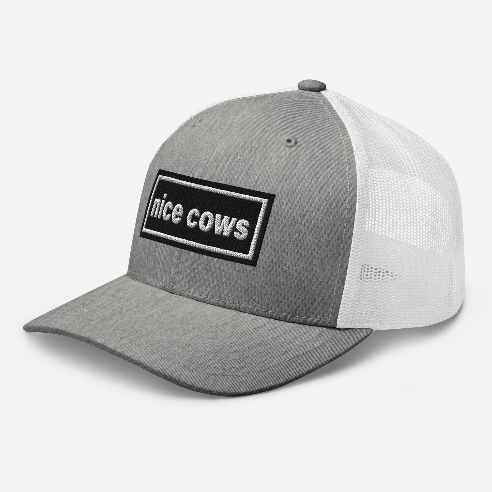 The Tractor Mugs Store Oasis Style Retro Nice Cows | Trucker Cap Quality Farmers Merch