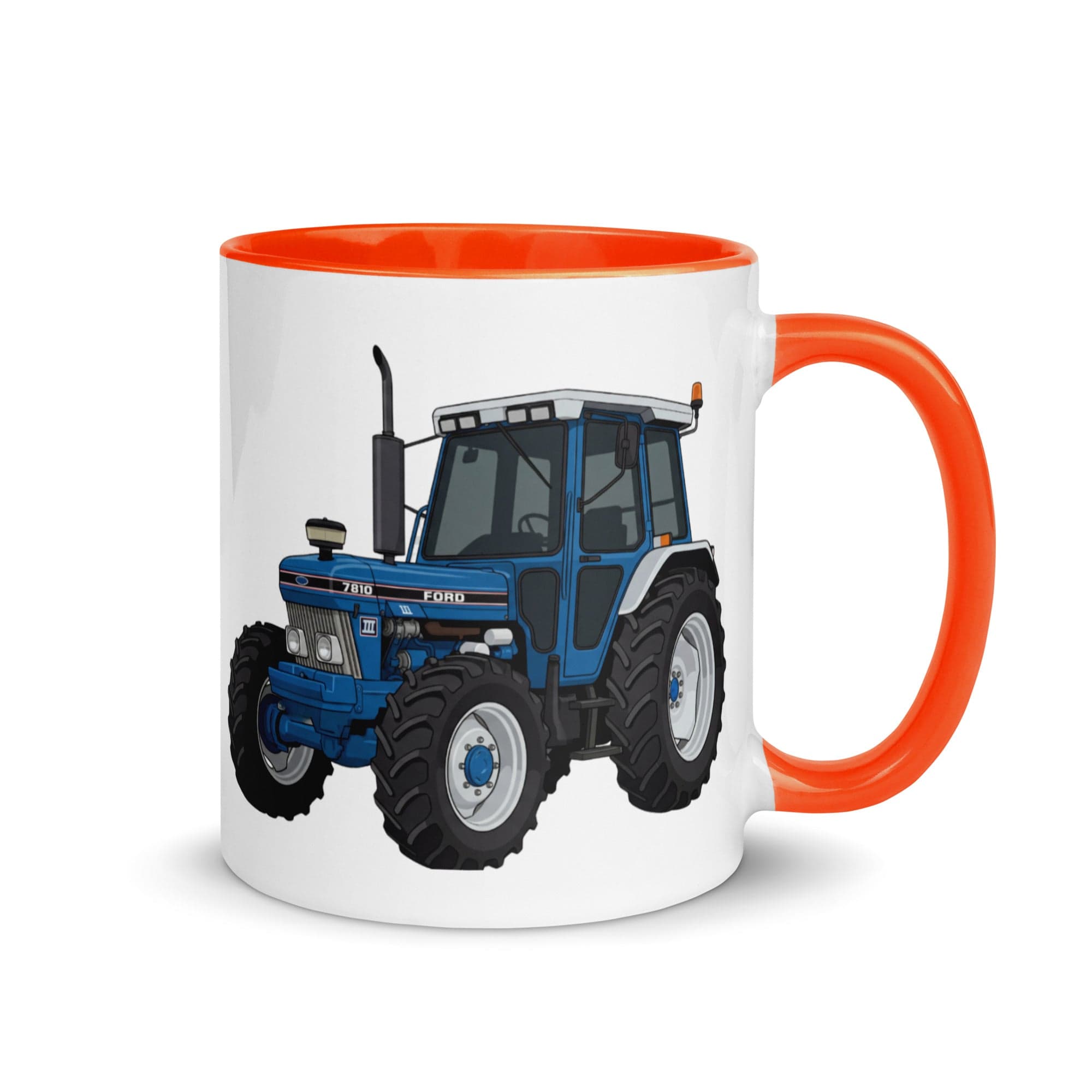The Tractor Mugs Store Orange / 11 oz Ford 7810 | Mug with Color Inside Quality Farmers Merch