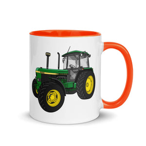 The Tractor Mugs Store Orange / 11 oz John Deere 3650 | Mug with Color Inside Quality Farmers Merch