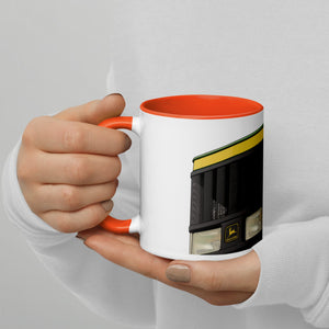 The Tractor Mugs Store Orange / 11 oz John Deere 7810 Bonnet | Oil Painting Mug with Color Inside Quality Farmers Merch