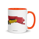 The Tractor Mugs Store Orange / 11 oz New Holland 274 Square Baler | Mug with Color Inside Quality Farmers Merch