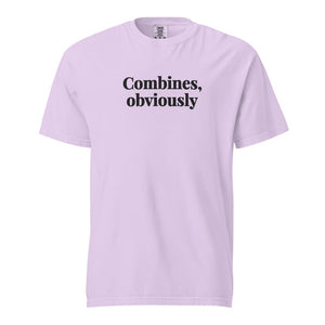 The Tractor Mugs Store Orchid / S Combines, Obviously | Unisex Premium T-shirt Quality Farmers Merch
