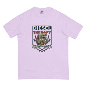 The Tractor Mugs Store Orchid / S Diesel Therapy | Unisex Premium T-shirt Quality Farmers Merch