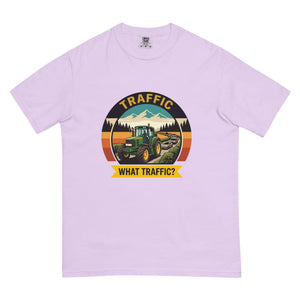The Tractor Mugs Store Orchid / S John Deere 6930 TRAFFIC WHAT TRAFFIC? Outdoor | Unisex Premium T-shirt Quality Farmers Merch