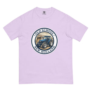 The Tractor Mugs Store Orchid / S New Holland TM 135 OLD SCHOOL NEW HOLLAND Engraving | Unisex Premium T-shirt Quality Farmers Merch