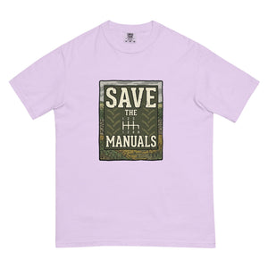 The Tractor Mugs Store Orchid / S Save The Manuals | Unisex Premium T-shirt Quality Farmers Merch