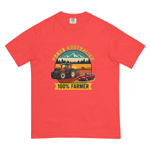 The Tractor Mugs Store Paprika FIATAGRI F130 PROUD AUSTRALIAN 100% FARMER Outdoor | Unisex Premium T-shirt Quality Farmers Merch