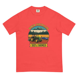 The Tractor Mugs Store Paprika John Deere 3350 PROUD AUSTRALIAN 100% FARMER Outdoor | Unisex Premium T-shirt Quality Farmers Merch