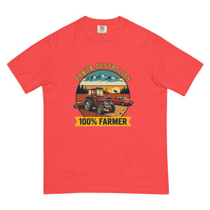 The Tractor Mugs Store Paprika Massey Ferguson 135 PROUD AUSTRALIAN 100% FARMER Outdoor | Unisex Premium T-shirt Quality Farmers Merch