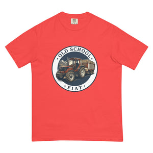 The Tractor Mugs Store Paprika / S FIATAGRI F140 OLD SCHOOL FIAT Engraving | Unisex Premium T-shirt Quality Farmers Merch