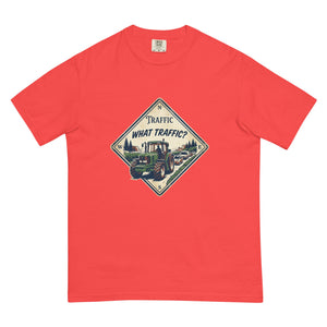 The Tractor Mugs Store Paprika / S John Deere 6930 TRAFFIC WHAT TRAFFIC? Heritage | Unisex Premium T-shirt Quality Farmers Merch