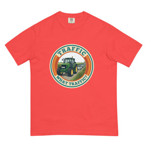 The Tractor Mugs Store Paprika / S John Deere 6930 TRAFFIC WHAT TRAFFIC? Retro | Unisex Premium T-shirt Quality Farmers Merch
