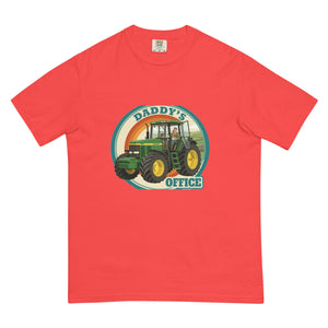 The Tractor Mugs Store Paprika / S John Deere 7810 DADDY'S OFFICE Retro | Unisex Premium T-shirt Quality Farmers Merch