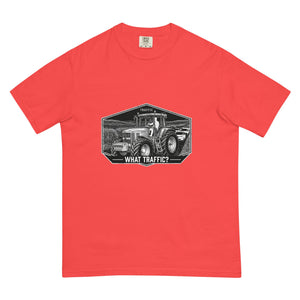 The Tractor Mugs Store Paprika / S John Deere 7810 TRAFFIC WHAT TRAFFIC? Moose | Unisex Premium T-shirt Quality Farmers Merch