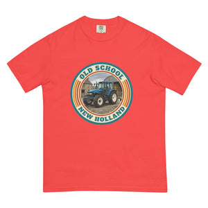 The Tractor Mugs Store Paprika / S New Holland TM 135 OLD SCHOOL NEW HOLLAND Retro | Unisex Premium T-shirt Quality Farmers Merch