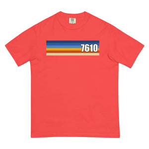 The Tractor Mugs Store Paprika / S Retro Stripes 7610 | Unisex Premium T-shirt Quality Farmers Merch
