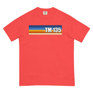 The Tractor Mugs Store Paprika / S Retro Stripes TM 135 | Unisex Premium T-shirt Quality Farmers Merch