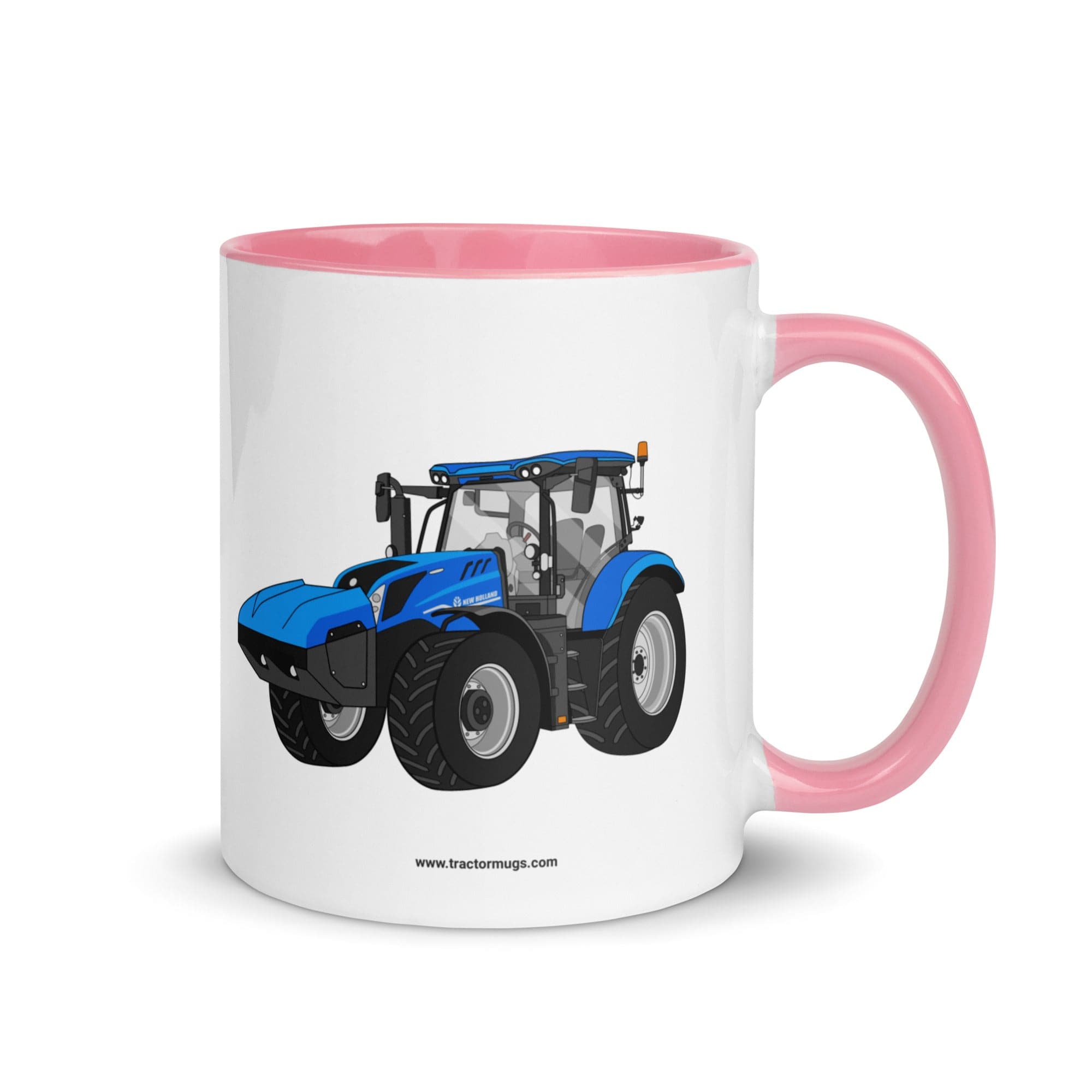 The Tractor Mugs Store Pink / 11 oz New Holland T6 180 Methane | Mug with Color Inside Quality Farmers Merch