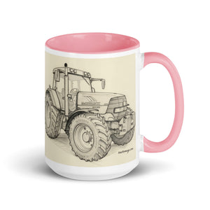 The Tractor Mugs Store Pink / 15 oz McCormick MTX 200 Pencil Sketch | Mug with Color Inside Quality Farmers Merch
