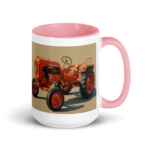 The Tractor Mugs Store Pink / 15 oz Porsche Diesel A111 Oil Painting | Mug with Color Inside Quality Farmers Merch