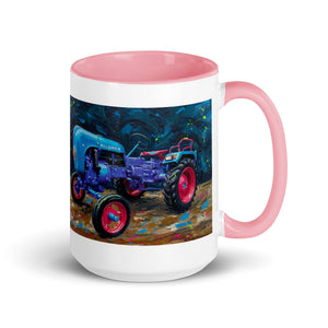 The Tractor Mugs Store Pink / 15 oz Porsche Diesel A111 Splash Art | Mug with Color Inside Quality Farmers Merch