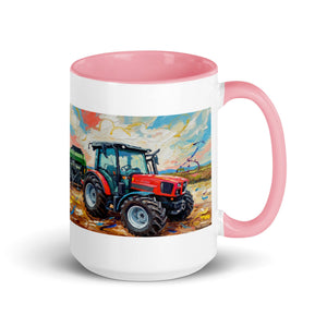 The Tractor Mugs Store Pink / 15 oz SAME Dorado Natural 70 (Stage V) Splash Art | Mug with Color Inside Quality Farmers Merch