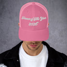 The Tractor Mugs Store Pink Farmer of The Year 2026 | Retro 70's Trucker Cap Quality Farmers Merch
