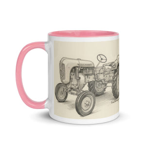 The Tractor Mugs Store Porsche Diesel A111 Pencil Sketch | Mug with Color Inside Quality Farmers Merch