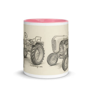 The Tractor Mugs Store Porsche Diesel A111 Pencil Sketch | Mug with Color Inside Quality Farmers Merch