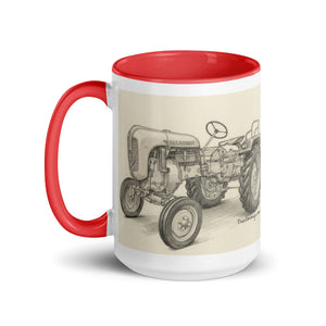 The Tractor Mugs Store Porsche Diesel A111 Pencil Sketch | Mug with Color Inside Quality Farmers Merch
