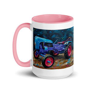 The Tractor Mugs Store Porsche Diesel A111 Splash Art | Mug with Color Inside Quality Farmers Merch