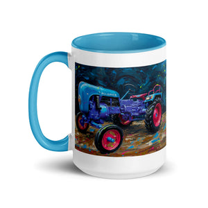 The Tractor Mugs Store Porsche Diesel A111 Splash Art | Mug with Color Inside Quality Farmers Merch