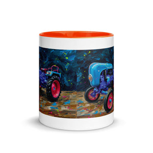 The Tractor Mugs Store Porsche Diesel A111 Splash Art | Mug with Color Inside Quality Farmers Merch