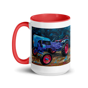 The Tractor Mugs Store Porsche Diesel A111 Splash Art | Mug with Color Inside Quality Farmers Merch
