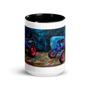 The Tractor Mugs Store Porsche Diesel A111 Splash Art | Mug with Color Inside Quality Farmers Merch