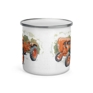 The Tractor Mugs Store Porsche Diesel A111 Watercolor | Enamel Mug Quality Farmers Merch