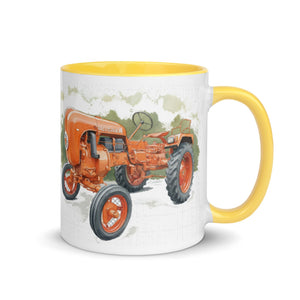 The Tractor Mugs Store Porsche Diesel A111 Watercolor | Mug with Color Inside Quality Farmers Merch