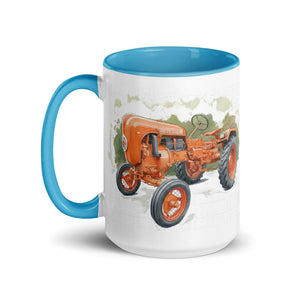 The Tractor Mugs Store Porsche Diesel A111 Watercolor | Mug with Color Inside Quality Farmers Merch