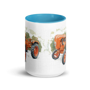 The Tractor Mugs Store Porsche Diesel A111 Watercolor | Mug with Color Inside Quality Farmers Merch